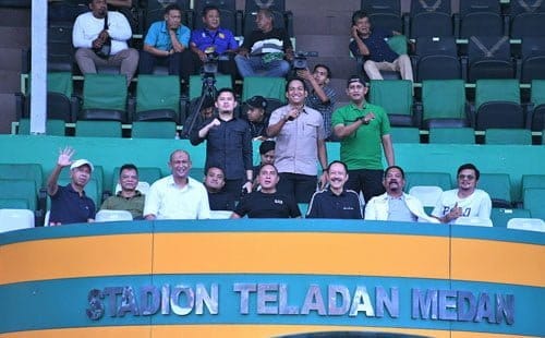 Hari Kedua Edy Rahmayadi Cup, Gubsu Berharap Tim dan Suporter Tetap Jaga Sportivitas