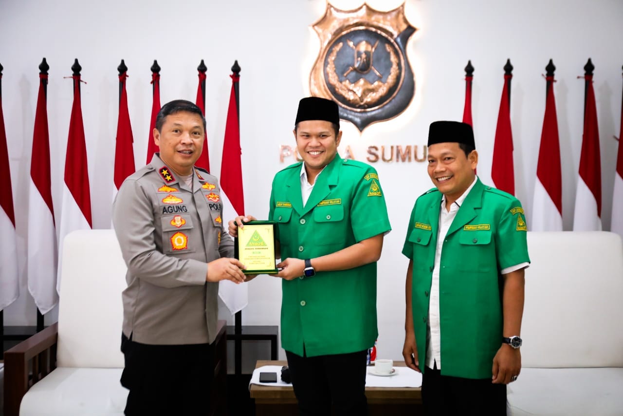 Kapoldasu Terima Kunjungan Silaturahmi GP Ansor Sumut