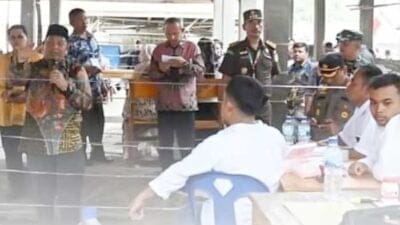 Pilkades Serentak di 42 Desa, Wali Kota Padangsidimpuan Tinjau 4 Lokasi TPS