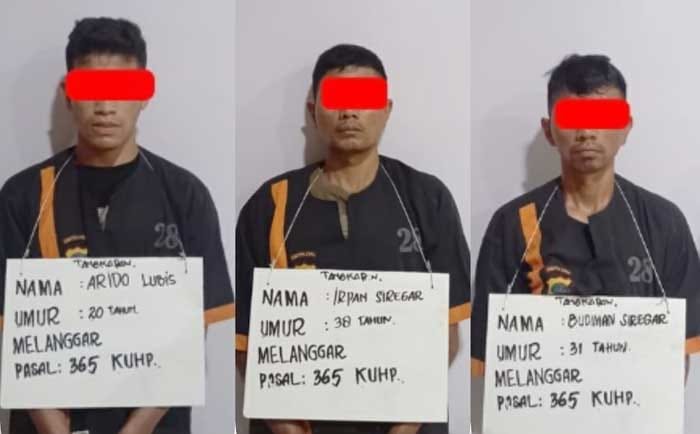 Tekab Satreskrim Polres Labuhanbatu Ringkus Pelaku Curas dan Penerima Uang Tutup Mulut