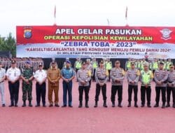 Direktorat Lalu Lintas Polda Sumut Gelar Operasi Zebra Toba 2023