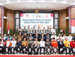 Deklarasi Pemilu Damai 2024, Kapoldasu: Pemilu Merupakan Pesta Perebutan Hati Rakyat