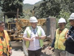 Bupati Dairi Tinjau Pembangunan Jalan Kuta Buluh-Lau Perimbon