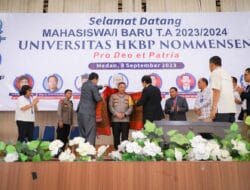 Kapolda Sumut Jadi Narasumber Dihadapan Mahasiswa Baru Universitas HKBP Nomensen