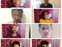 Polres Tanjungbalai Amankan 8 Pengedar dan 9 Pengguna Narkoba