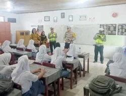 Satlantas Polres Labuhanbatu Sosialisasi ke SMA Bhayangkari Rantauprapat