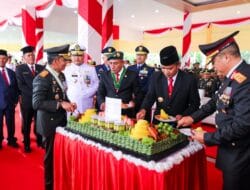 Kapolda Sumut Hadiri Upacara Peringatan HUT ke-78 TNI