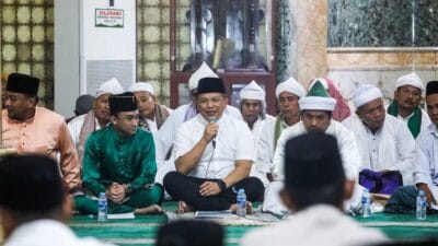 Kapolda Sumut Bersama Ratusan Santri Hadiri Pembacaan Yasin 41 Ratib Al Hadad