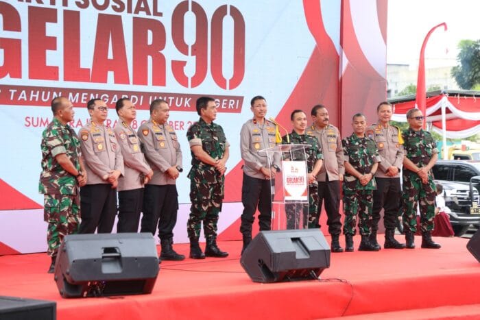 Polda Sumut dan Kodam I BB Gelar Bakti Sosial Alumni AKABRI 1990