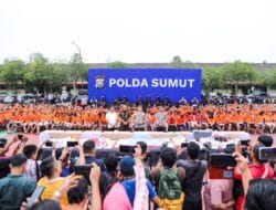 Polda Sumut Tangkap 1.596 Pengguna dan Jaringan Narkoba