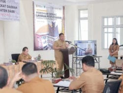 Bupati Eddy Berutu Buka Sosialisasi Penyederhanaan Birokrasi