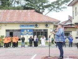 Bupati Dairi Hadiri Apel Gelar Pasukan Pengamanan Aquabike Jetski World Championship 2023