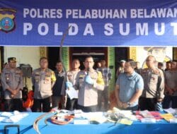 Polres Pelabuhan Belawan Bersihkan Pelaku Curat, Curas, Curanmor dan Narkoba