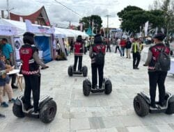 Kehadiran Polisi Pariwisata Dalam Aquabike Jetski Danau Toba 2023 Berikan Kenyamanan