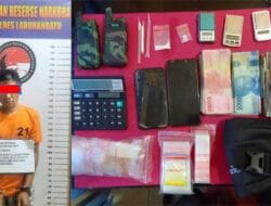 Satres Narkoba Polres Labuhanbatu Gerebek Pondok Kaca, 4 Tersangka dan BB Sabu Diamankan