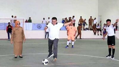 Wabup Labuhanbatu Buka Turnamen Futsal Korpri