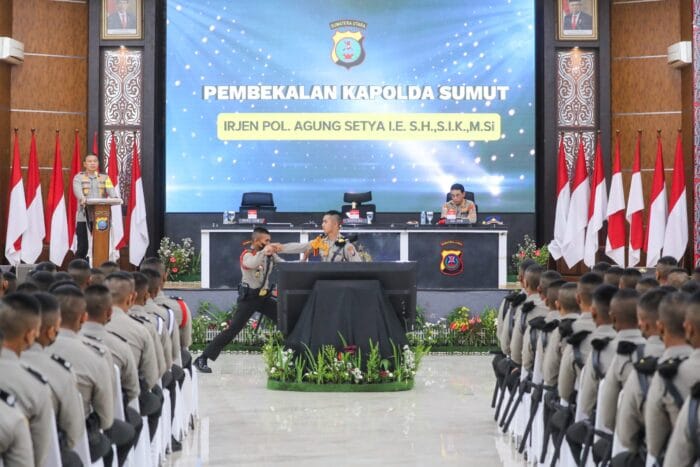 Kapolda Sumut Berikan Pembekalan 141 Siswa Diktuk Bintara Polri TA 2023