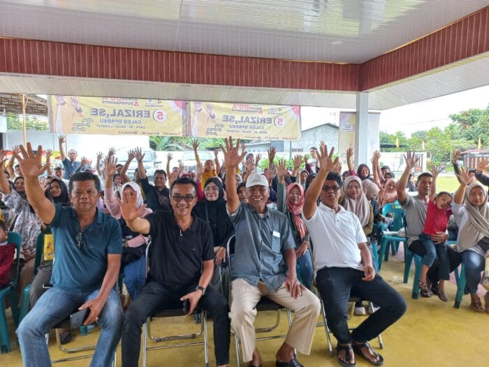 Buruh dan Warga Kwala Begumit Siap Dukung Erizal SE Maju Legislatif 2024-2029