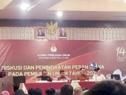 Media Gathering KPU Bersama Insan Pers di Hotel Emerald Garden Medan