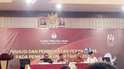 Media Gathering KPU Bersama Insan Pers di Hotel Emerald Garden Medan