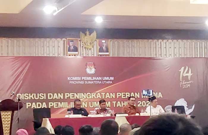 Media Gathering KPU Bersama Insan Pers di Hotel Emerald Garden Medan