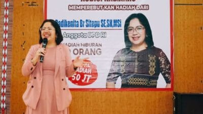 PPTSB P Siantar Hantarkan Badikenita Sitepu Jadi DPD RI, Termasuk 6 Calon Legislatif Lainnya