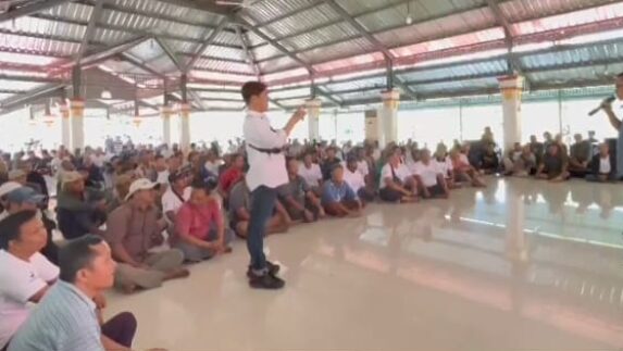 Ratusan Abang Beca Binjai-Langkat Antusias Dukung Delia dan Erizal Maju Legislatif
