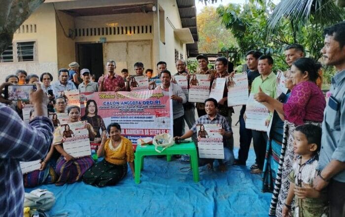 PSSSIB Bukit Lima-Mayang Deklarasi Dukung Calon DPD RI 2024 Dr Badikenita Sitepu