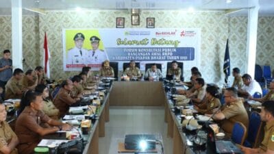 Wabup Pakpak Bharat Buka Forum Konsultasi Publik Penyusunan Rancangan Awal RKPD Tahun 2025