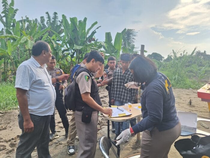 Polda Sumut Kembali Ratakan Gubuk Narkoba