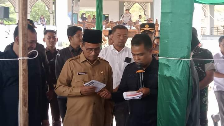 Pj Bupati Bersama KIP Aceh Timur Gelar Simulasi Pemungutan Suara