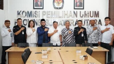 Kunjungi KPU Sumut, Dr Badikenita Sitepu Bahas APK Pemilu 2024 Terhadap Lingkungan Hidup