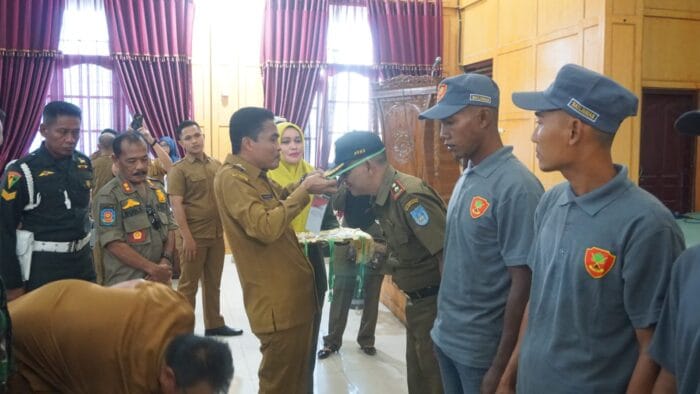 Satpol-PP dan WH Langsa Gelar Sosialisasi Pengamanan Pemilu