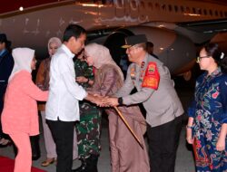 Kapoldasu Sambut Kedatangan Presiden RI di Bandara Kualanamu