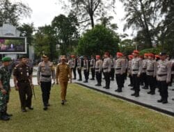 Apel Pergeseran Pasukan Pengamanan TPS Pemilu Tahun 2024