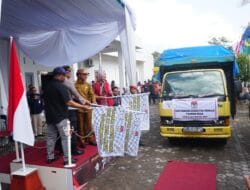 Pelepasan Pendistribusian Logistik Pemilu Tahun 2024 Kota Langsa
