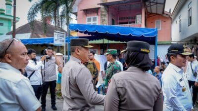 Kapolda Sumut Tinjau TPS Pastikan Pemungutan Suara Aman