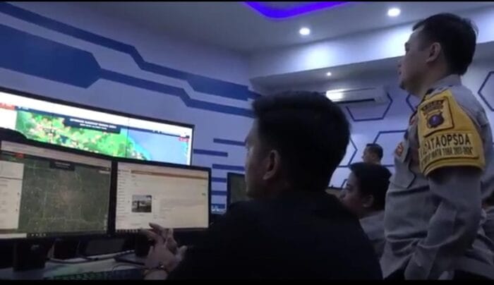 Kecanggihan Command Center Polda Sumut Amankan Pemilu 2024