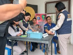 Tim Kesehatan Polda Sumut Siaga dan Gerak Cepat Beri Pelayan Kepada Petugas Pam Pemilu