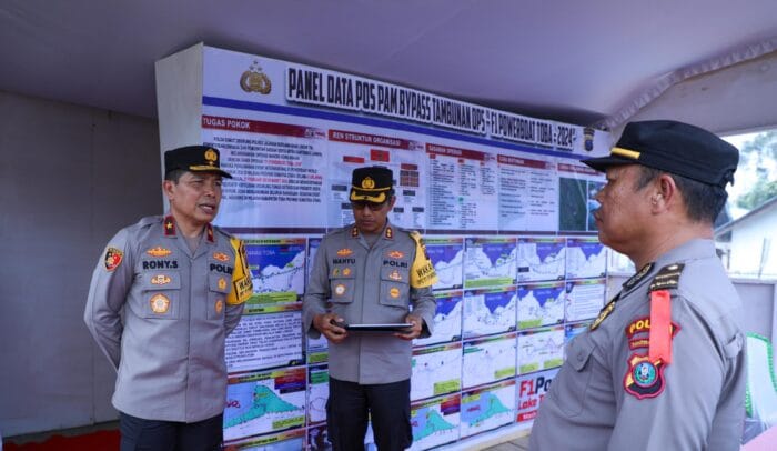 Wakapolda Sumut Tinjau Pos Pengamanan Event F1 Danau Toba