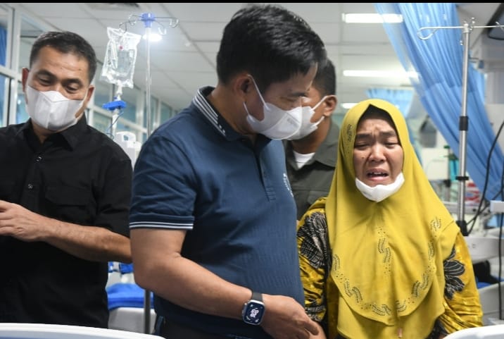 Pj Gubsu Kunjungi Sakira Nayla Lubis Alami Cedera Tengkorak Kepala