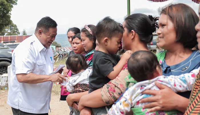Bupati Eddy Berutu Apresiasi Warga Parbuluan yang ikut Program KB
