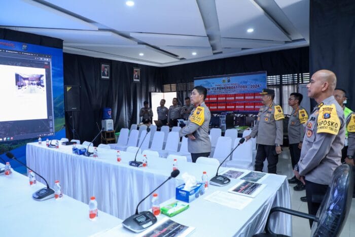Command Center Pengamanan F1 Powerboat, Wakapolda Sumut Pastikan Kendali Operasi dengan Baik