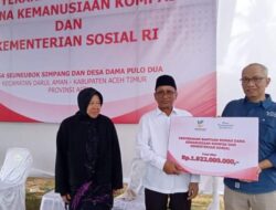 Mensos Kembali Serahkan Bantuan untuk Aceh Timur