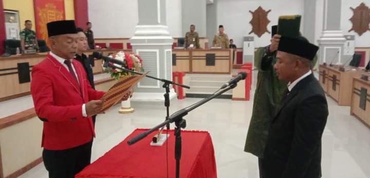 Pelantikan PAW Anggota DPRK Aceh Timur