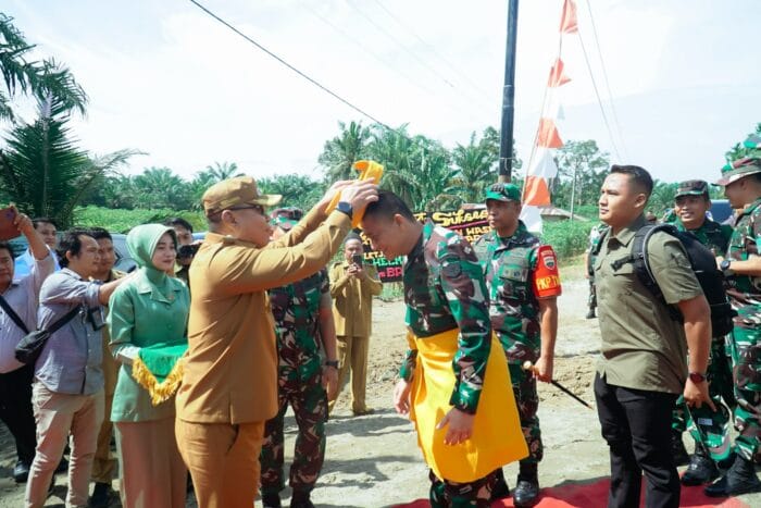 Pj Bupati Nizhamul Sambut Kunjungan Tim Wasev TMMD Ke-119