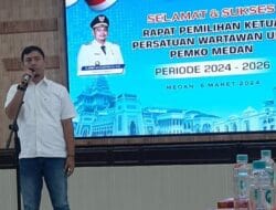 Syaifullah Defaza Kembali Dipercaya Pimpin Persatuan Wartawan Pemko Medan 2024-2026