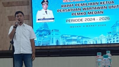 Syaifullah Defaza Kembali Dipercaya Pimpin Persatuan Wartawan Pemko Medan 2024-2026