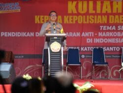 Kapolda Sumut Beri Kuliah Umum Bahaya Narkoba di Universitas Khatolik Santo Thomas