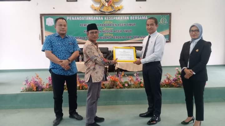 Pemkab Aceh Timur Tanda Tangani MoU dengan Kejaksaan Negeri Aceh Timur